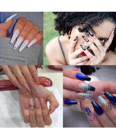 120 Pieces Acrylic Nail Tips - Natural Artificial False Nails with Clear Box for Perfect Manicures - Buy Online on GoSupps.com