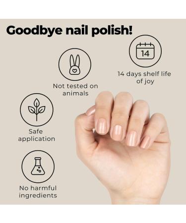 Miss Sophie Cookies N Cream Nail Foils - 24 Ultra-Thin Strips for Fingernails & Toenails - Buy Online on GoSupps.com