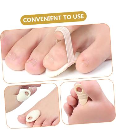 FRCOLOR 6 Pairs Toe Corn Stickers Corn Cushions Foot Compact Metatarsal Pads Back Heel Sticker Daily Use Metatarsal Pads Portable Toe Cushion Replaceable Wear Sleeve Men and Women Elastic - Buy Online on GoSupps.com