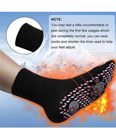 Tomalin Acupressure Self-Heating Shaping Socks - 4PCS-B | Magnetic Tourmaline Slimming & Foot Massage Therapeutic Socks for Health & Wellness | International Shipping Available - Buy Online on GoSupps.com