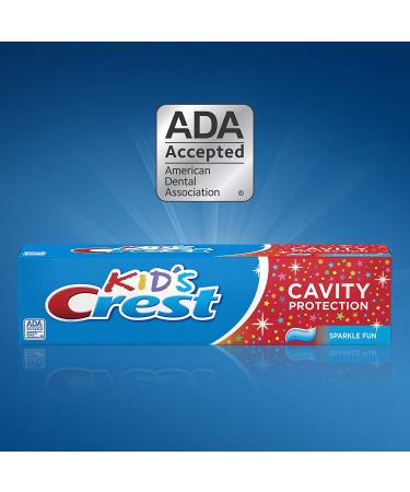 Crest Kids Cavity Protection Toothpaste 4.6 Oz (Pack of 3) - Sparkle Fun for Toddlers 2+ - Buy Online on GoSupps.com