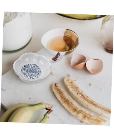 MAGICLULU 1pc Sauce Dish Vegetable Plate Ceramic Dipping Dish Pastry Plate Dipping Sauce Bowl Sauce Bowls Condiment Bowls Candy Plate Spice Dish Seasoning Dish Ceramics Household Spices 11X8X2CM Blue - Buy Online on GoSupps.com