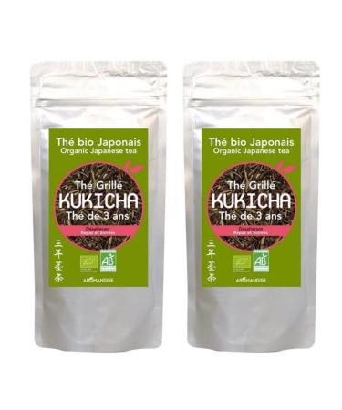 Aromandise Kukicha organic Japanese green tea sprigs 160g