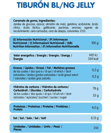 VIDAL - Gummies - 250 Units - Orca Shark - White/Black - Buy Online on GoSupps.com