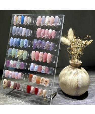 False Nail Swatches Nail Polish Color Display Wheels Palette Manicure Tool Black Brushes beautymisc - Buy Online on GoSupps.com