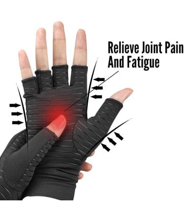 Buy Copper Compression Arthritis Gloves - High Copper Infused Pain Relief for Men & Women - Buy Online on GoSupps.com