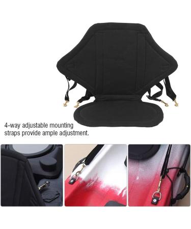 HURRISE Waterproof Padded Kayak Seat with Back Support and Adjustable Straps for Kayaking, Canoeing, Fishing - Buy Online on GoSupps.com
