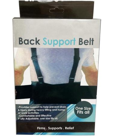Adjustable Back Support Brace Work Belt for Heavy Lifting - Lumbar Support Suspenders - Buy Online on GoSupps.com
