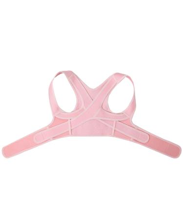 Adjustable Posture Corrector Corset Men Women Shoulder Neck Upper Back Brace Clavicle Spine Pain Relief Support Belt Comfortable Soft Strip Corrector Stay Classy At All Times (Color : Blue Size : X Pink XL