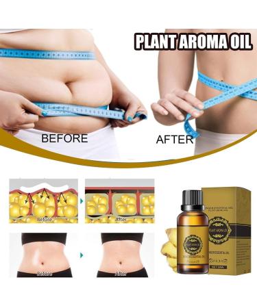 Lovilds Lymph Drainage Ginger Oil - Essential Ginger Massage Oil for Weight Loss & Lymphatic Health (2 PCs) - International Shipping Available - Buy Online on GoSupps.com