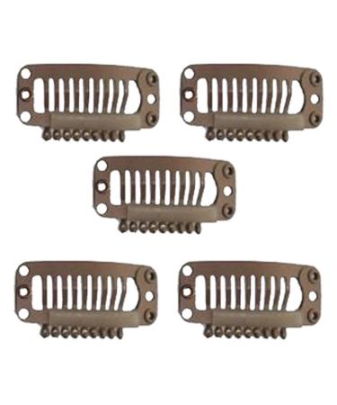 Buy Sharplace Weft Clips for Hair Extensions - 5/10/20pcs | Brown Hair Clips for Easy Styling - Buy Online on GoSupps.com