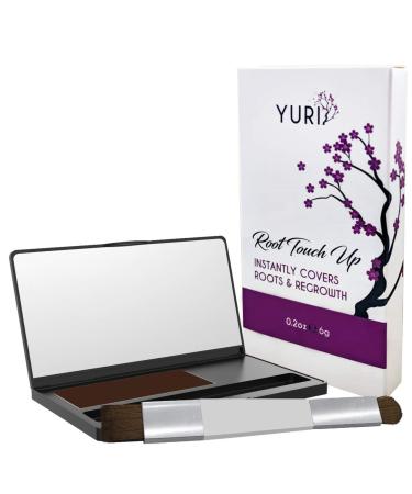 Premium Root Touch Up - Temporary Instant Root Concealer for Extending Time Between Coloring - Cover Up Grays and Roots with Color and no Spray - Lasts Until You Shampoo - Brown