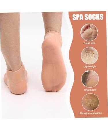 POPETPOP 2 Pairs Exfoliating Moisturizing Socks Foot whitening Socks Dead Skin Socks spa Socks Beauty Socks Aloe Infused Socks for Women Socks for Foot Overnight sebs Sole of Foot Gel Miss 23x9.5cm - Buy Online on GoSupps.com