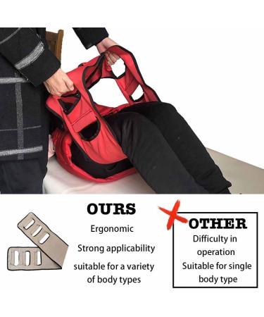 Transfer Belt Sit to Stand Lift Sling Back Lifting Traction Belt Pull Strap for Elderly Disabled & Bedridden Patients Help Getting Pull Up Sit to Stand Walking Aids Transfer Gait Belt One Size Beige - Buy Online on GoSupps.com