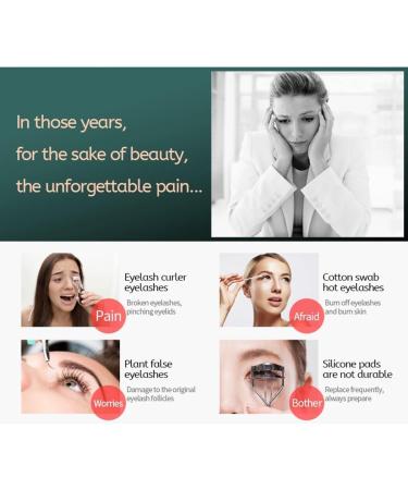 USB Heated Infrared Eyelash Curling Tool Clip Plastic Makeup Curler Electric Eyelash Lash - Buy Online on GoSupps.com