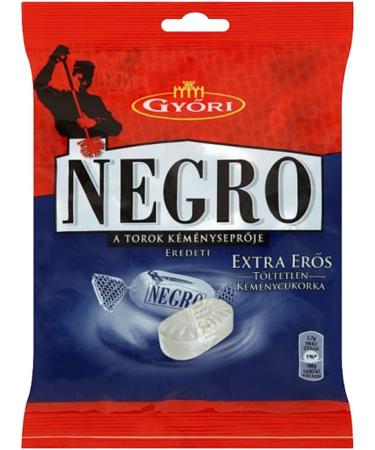 Gyori Edes Negro Extra Storng Menthol Candy 79 g Pack of 5 - Buy Online on GoSupps.com