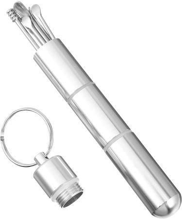 Healifty 21 Pcs Ear Cleaner & Wax Removal Kit + Home Camera Set - Silver, Ear Cleaning Tool 11X1.8cm, Earwax Removal Tool - Buy Online on GoSupps.com