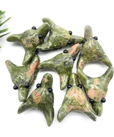 Home Decor Natural Wolf Head Shaped Carved Crystal Specimen for DIY Home Decoration Natural Crystals Gifts Natural Crystal Raw Stones and Minerals (Size : 2pcs) - Buy Online on GoSupps.com