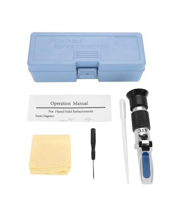 Refractometer Salinometer, Seawater Salinity Meter Aquarium Optics Refractometers Temperature ATC Digital 0-10% Aquarium Sea Water Pool Tank Brine Marine Fishkeeping Hydrometer Measurement Tool