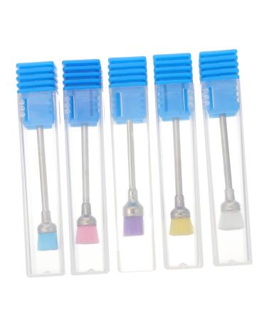 POPETPOP 15 pcs nail dust brush Carbide Cleaning Brush nail cleaner Nail Drill Machine Brush Nail Art Tool Nail Cleaning Brush nail art brush nail scrub brush grinding head hard Metal 7.5x1.2cmx3pcs Assorted Colorx3pcs