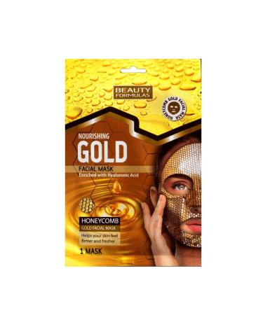 Beauty Formulas Nourishing Gold Facial Mask With Honeycomb