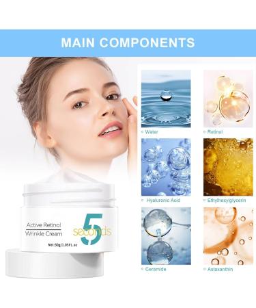 Retinol Face Cream Firming Face Cream Anti Wrinkle Face Cream Eye Bags Remove Cream Wrinkle Repair Cream Anti-aging Wrinkle Cream Retinol Anti-Wrinkle Cream Retinol Moisturizer Cream 30g - Buy Online on GoSupps.com