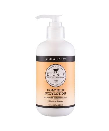 Dionis Goat Milk Skincare Milk & Honey Scented Body Lotion - Lotion For Hydrating & Moisturizing Dry  Sensitive Skin - Made in The USA - Cruelty Free & Paraben Free Body Lotion with Pump  8.5oz Bottle