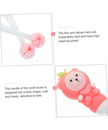 Buy Healvian Kids Toothbrush Set - 4 Soft Bristle Cartoon Toothbrushes for Toddlers - Travel-Friendly & Fun Colors - Perfect for Children s Oral Care - Buy Online on GoSupps.com
