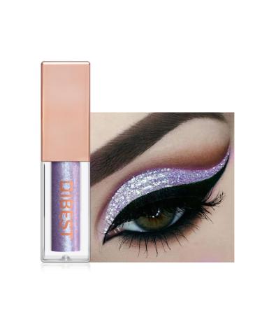 DOITOOL 1pc Eyeshadow Sparkling Eye Shadow Glitter Liquid Eyeliner Heart Puff Makeup Eye Makeup Polarized 1 count (Pack of 1) As Shown