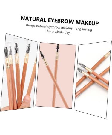 Healvian 2pcs Double Ended Eyebrow Pencil with Brush Eye Brow Pen Eyebrow Pencil Brown Brow Pen Brush Wood - Buy Online on GoSupps.com