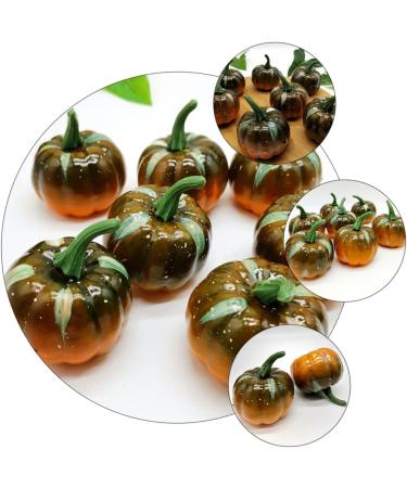 DECHOUS 12pcs Halloween Pumpkin Home Stuff Halloween Supplies Artificial Pumpkins Black Pumpkins Simulation Pumpkin Halloween Decorations Miniatures Photography Prop Household Reward Foam - Buy Online on GoSupps.com