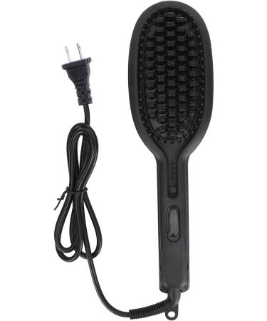 Buy Hair Straightener Brush & Heated Curler - Ionic Hot Brush with Massage Function for All Hair Types - US Plug 110V - International Shipping Available - Buy Online on GoSupps.com