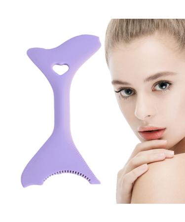 Silicone Eyeliner Tool | Portable and Lightweight Eyeliner Stencils - Mascara Shield for Beginners Eyebrow Stencils for Winged Eyeliner Lashes Lip Liner Acime Purple