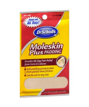 Dr. Scholl's Moleskin Plus 3 Each