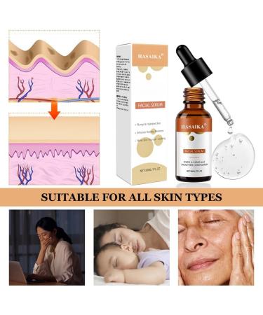  HASAIKA Illuminating Serum Face Serum Deeply Nourishing and Moisturizing Suitable for Use on Face Neck and Eye Area (30ml) - Buy Online on GoSupps.com