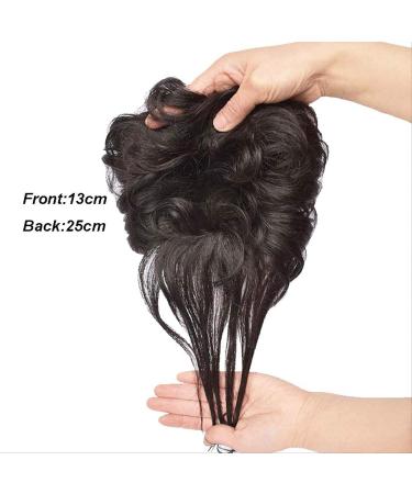 Short Curly Toupee 100% Real Human Hair Curly Toppers Clip Dark Brown Fluffy Crown Hair Pieces Wavy Hair Topper Wiglets fof Thinning Hair 6inch/10inch/841 - Buy Online on GoSupps.com