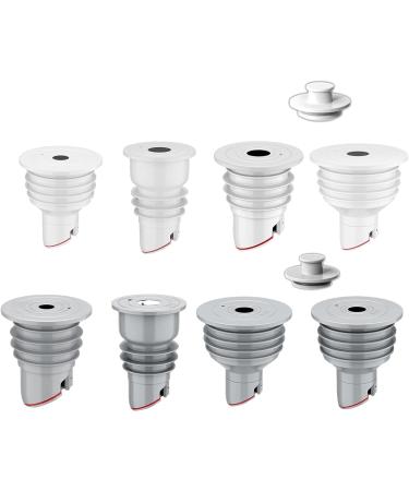 Drainages Seal Drain Anti-Odor Sealing Gaskets Washer Drain Seal Rings Rubber Seal for Blockages Prevention Drain Seal White 60 to 65mm - Buy Online on GoSupps.com