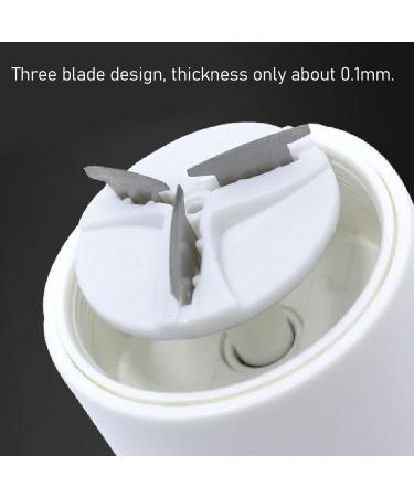 Electric Beard Trimmer Portable 6000RPM 3W Mini Beard Trimmer ABS Aluminum Alloy USB Charging Pocket Size for Travel (White) - Buy Online on GoSupps.com