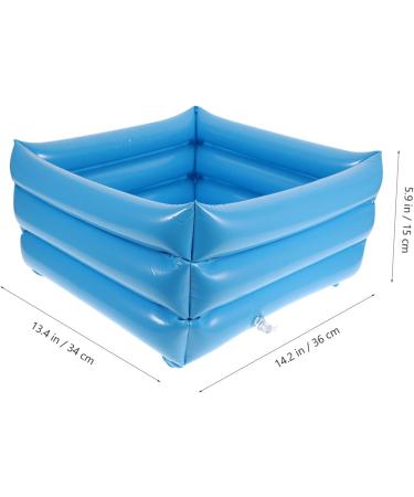 FRCOLOR Pvc Basin Portable Body Washing Basin Foot Cleaning Container Inflatable Cleaning Sink Cleaning Tool - Buy Online on GoSupps.com