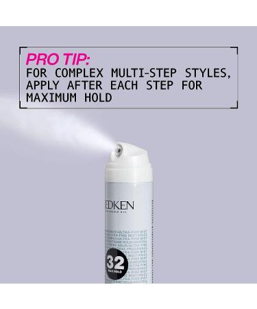 Redken Max Hold Neutral Hairspray 32 - Extreme High Hold, Long-Lasting Lift & Frizz Control - 9.1 oz - Buy Online on GoSupps.com