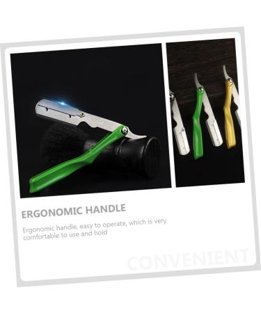 Fomiyes Men's No Steel Shaver - 2 Pieces Vintage Razor for Eyebrows & Beard Grooming at Home - Buy Online on GoSupps.com