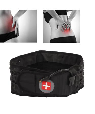 Decompression Belts | Inflatable Lumbar Support for Back Pain Relief | Comfortable All-Day Wear - Buy L Black-Silver Air Pump - Buy Online on GoSupps.com