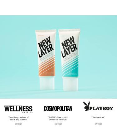  New Layer NEW LAYER Pro Bionic Facial Fluid | SPF 20 | Biological Hyaluronic Acid | Pro-Vitamin D | Probiotic Complex | Ectoin protects against blue light and fine dust | Vegan | Climate Neutral (75ml) - Buy Online on GoSupps.com