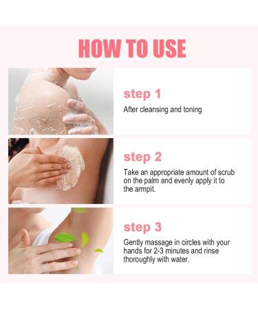 Exfoliating cream for armpits body feet and body for body armpits knees legs and inner thigh - Buy Online on GoSupps.com