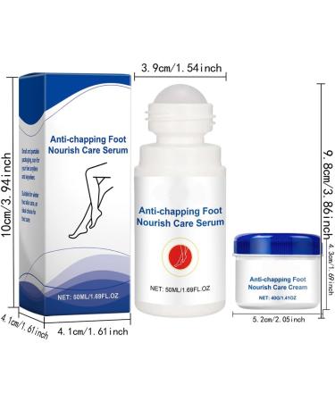 Set of 3 nourishing and repairing foot creams for cracked feet nourishing repairing anti-crack balm moisturizes and soothes cracks and dryness - Buy Online on GoSupps.com