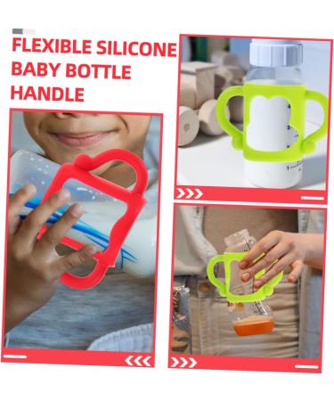 Toyvian 4 Pcs Silicone Bottle Handle Nursing Bottle Handle Bottle Handles Bottle Handle Handle Bottle Handle Grip Milk Bottle Silica Gel 13.00X7.00X6.50CMx2pcs Assorted Colorx2pcs - Buy Online on GoSupps.com
