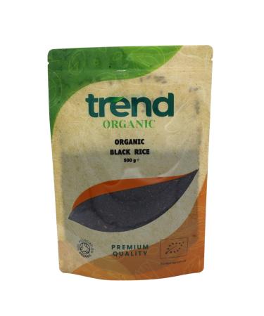 Trend Organic Black Rice Enrich Your Culinary Experience with Nutty Flavour and Chewy Delight High Protein and Fibre Certified Organic Vegan Non GMO No Preservatives No Additives Raw 500g - Buy Online on GoSupps.com