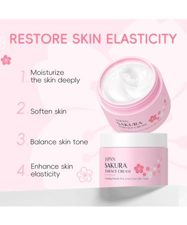 zdiwond 3-in-1 Tone Up Japan Sakura Essence Cream Japanese Hydrating & Anti-Aging & Tone Up Face Skin Moisturizing - Buy Online on GoSupps.com