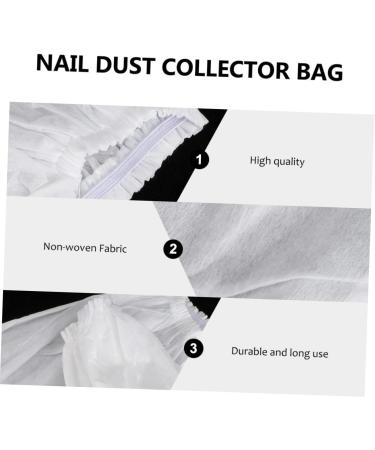 minkissy 25 Pcs Nail Collector Bag Nail Art Supplies Manicure Art Suction Collector Dust Collector Replacement Bags Nail Suction Collector Nail Fan Nail Bag Manicure Tools Small Accessories - Buy Online on GoSupps.com