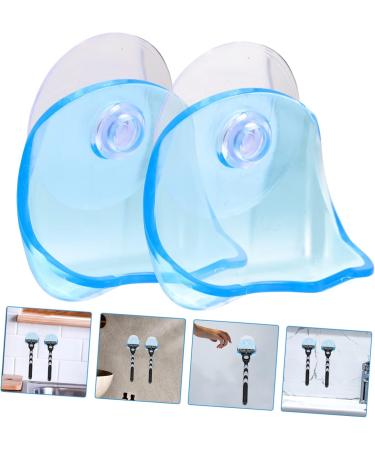 Plafope Razor Holder - 2-Piece Suction Cup Organizer for Razors & Shavers - Hanger and Hook Solution - Buy Online on GoSupps.com